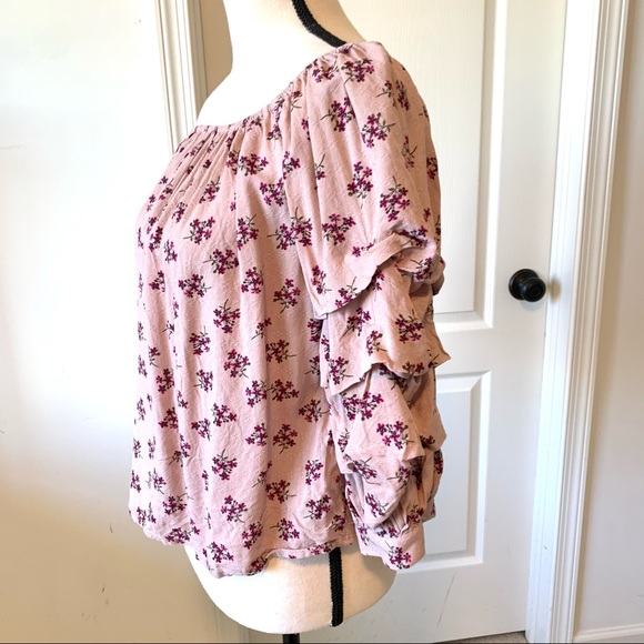 AMERICAN EAGLE OUTFITTERS Floral Blouse—SZ. Med - Picture 4 of 15